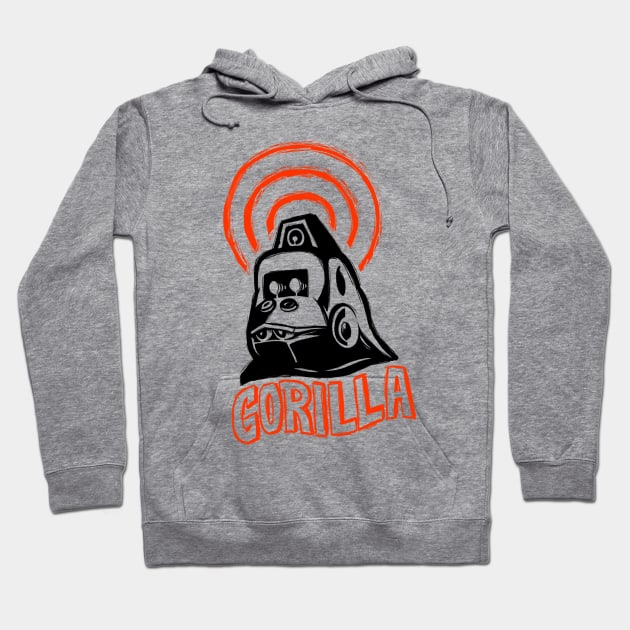 gorilla radio Hoodie by MankySock